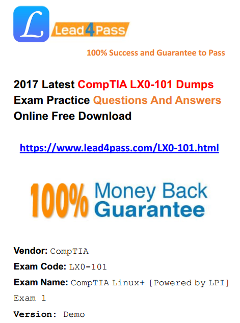 LX0-101 dumps