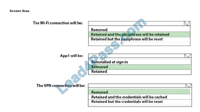 leads4pass md-101 exam questions q6-1