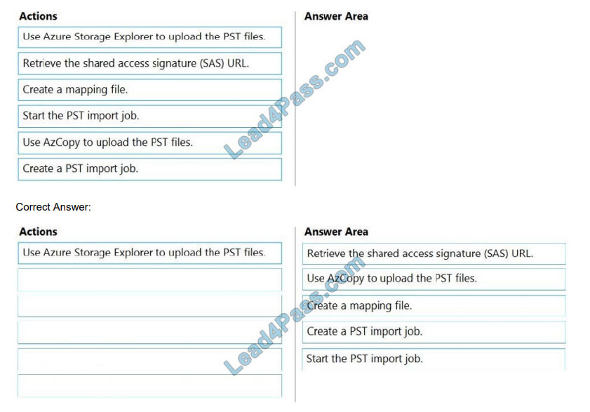 leads4pass ms-203 practice test q13