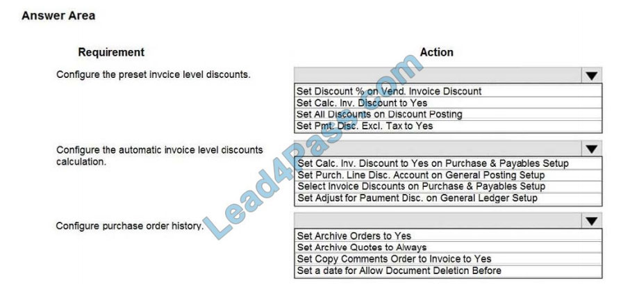 microsoft mb-800 exam questions q5