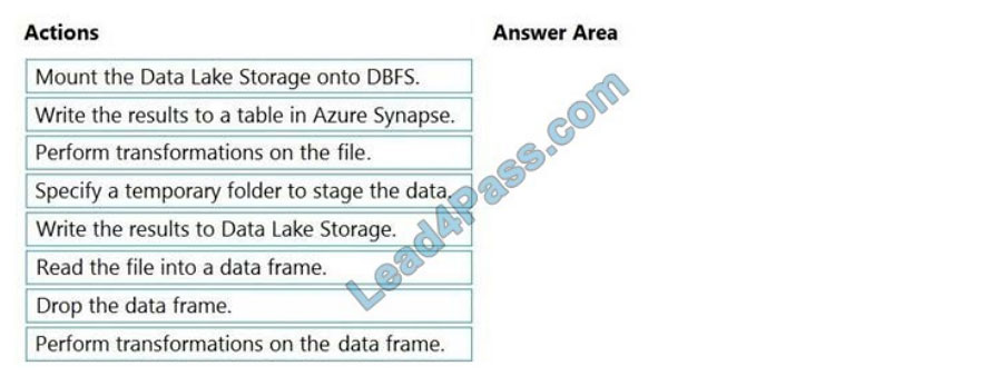 microsoft dp-203 exam questions q2